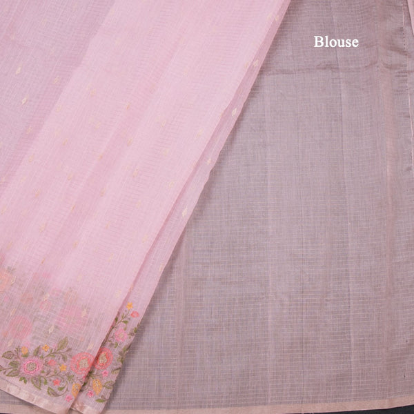 Kota Light Pink Thread Work Saree 03
