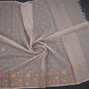 Kota Light Brown Thread Work Saree 02
