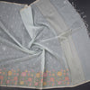Kota Pale Green Thread Work Saree
