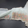Kota Pale Green Thread Work Saree