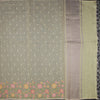 Kota Light Yellow Thread Work Saree 02