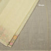 Kota Light Yellow Thread Work Saree 02