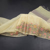 Kota Light Yellow Thread Work Saree 02