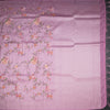 Banaras Lavender Zari With Thread Work Saree
