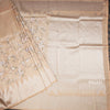 Banaras Sandal Zari With Thread Work Saree