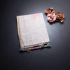 Linen Grey Floral Printed Saree