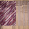 Raw Silk Multi Colour Stripes Printed Saree 02