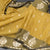 Raw Silk Mustard Yellow Zari Worked Saree