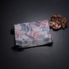 Raw Silk Light Blue Leaf Printed Saree