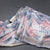 Raw Silk Light Blue Leaf Printed Saree