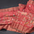 Raw Silk Reddish Pink Printed Saree In Tree Design