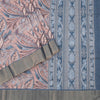 Raw Silk Light Brown Leaf Printed Saree