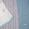 Semi Linen Cream Floral Printed Saree 07