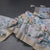 Raw Silk Grey Floral Printed Saree 05