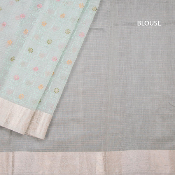 Kota Mint Green Thread Work Saree