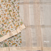 Pure Tussar Cream Leaf Printed Saree 02