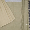 Semi Linen Cream Printed Saree 05
