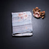 Semi Linen Cream Floral Printed Saree 09