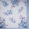 Semi Linen Cream Floral Printed Saree 10