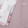 Semi Linen Cream Floral Printed Saree 11