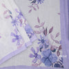 Semi Linen Cream Floral Printed Saree 12