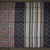 Raw Silk Grey Printed Saree 05