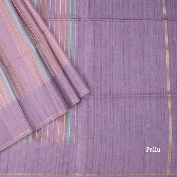 Raw Silk Multi Colour Stripes Saree 03