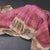 Raw Silk Taffy Pink Zari Checked Saree