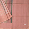 Raw Silk Multi Colour Stripes Saree 05