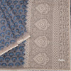 Chanderi Blue Printed Saree