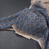 Chanderi Blue Printed Saree