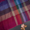 Linen Multi Colour Stripes Design Saree