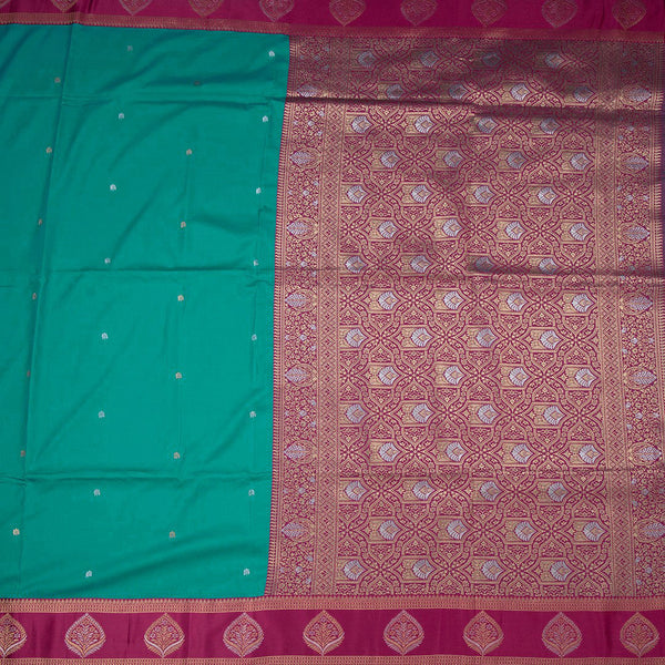 KSRTSR42073-2-Art-Silk-Jade-Green-Saree-With-Zari-Buttas-And-Zari-Border-full-veiw