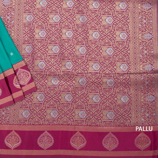 KSRTSR42073-3-Art-Silk-Jade-Green-Saree-With-Zari-Buttas-And-Zari-Border-pallu