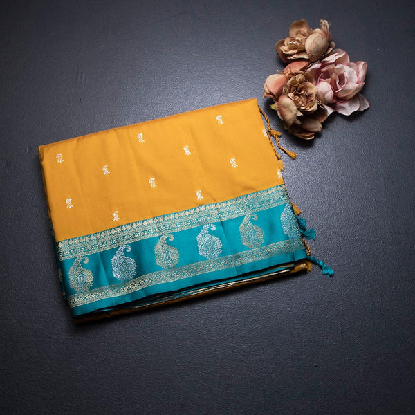 KSRTSR42076-1-Art-Silk-Yellow-Saree-With-Zari-Buttas-And-Mango-Border-fold