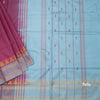 KSRTSR42096-3-Vaazhai-Naar-Dark-Pink-Saree-With-Thread-Buttas-And-Contrast-Pallu-pallu