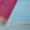 KSRTSR42096-4-Vaazhai-Naar-Dark-Pink-Saree-With-Thread-Buttas-And-Contrast-Pallu-blouse