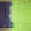 KSRTSR42097-2-Vaazhai-Naar-Ink-Blue-Saree-With-Thread-Buttas-And-Contrast-Pallu-full-veiw