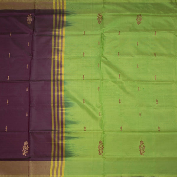 KSRTSR42098-2-Vaazhai-Naar-Wine-Colour-Saree-With-Thread-Buttas-And-Contrast-Pallu-02-full-veiw
