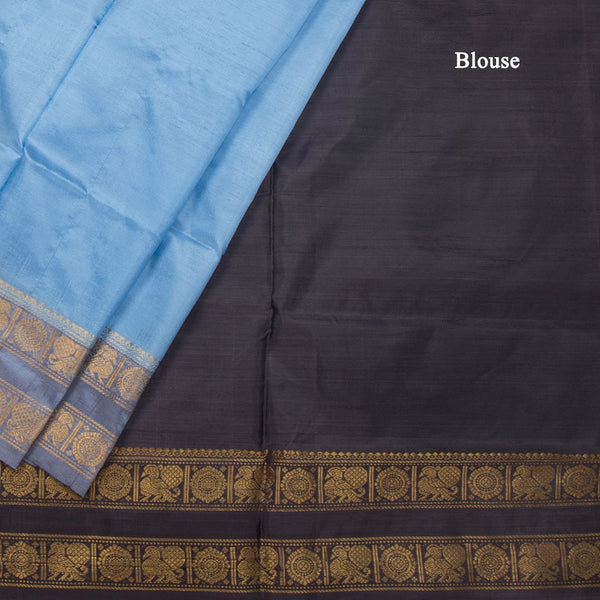 KSRTSR42099-4-Vaazhai-Naar-Light-Blue-Saree-With-Thread-Buttas-And-Contrast-Pallu-02-blouse