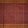 KSRTSR42104-2-Vaazhai-Naar-Rust-Brown-Saree-With-Thread-Buttas-And-Contrast-Pallu-full-veiw