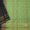 KSRTSR42105-3-Vaazhai-Naar-Black-Saree-With-Thread-Buttas-And-Contrast-Pallu-pallu