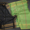 KSRTSR42105-5-Vaazhai-Naar-Black-Saree-With-Thread-Buttas-And-Contrast-Pallu-crush