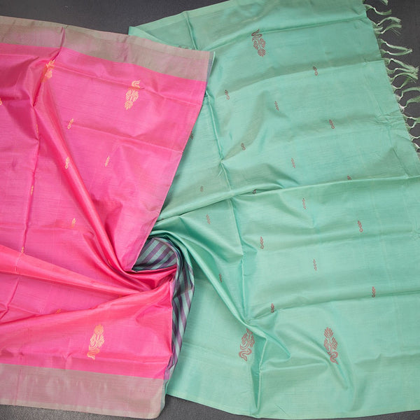 KSRTSR42106-5-Vaazhai-Naar-Rose-Pink-Saree-With-Thread-Buttas-And-Contrast-Pallu-03-crush