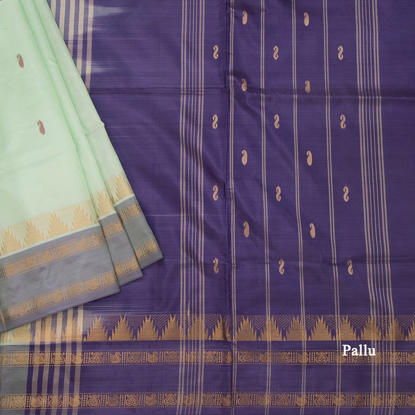 KSRTSR42107-3-Vaazhai-Naar-Mint-Green-Saree-With-Thread-Buttas-And-Contrast-Pallu-02-pallu
