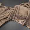 KSRTSR42117-Raw-Silk-Light-Golden-Brown-Zari-Checked-With-Thread-Work-Saree-main