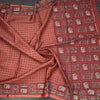KSRTSR42118-5-Raw-Silk-Coral-Pink-Zari-Checked-With-Thread-Work-Saree-crush