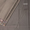 KSRTSR42119-4-Raw-Silk-Grey-Zari-Checked-With-Thread-Work-Saree-blouse