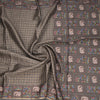 KSRTSR42119-5-Raw-Silk-Grey-Zari-Checked-With-Thread-Work-Saree-crush