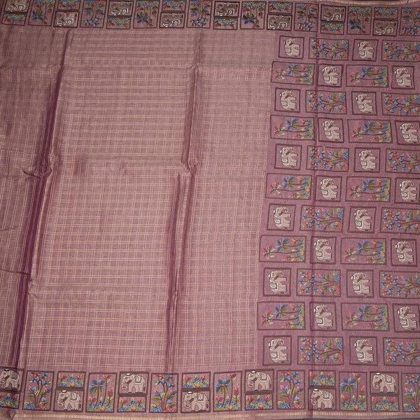 KSRTSR42120-2-Raw-Silk-Onion-Pink-Zari-Checked-With-Thread-Work-Saree-full-veiw